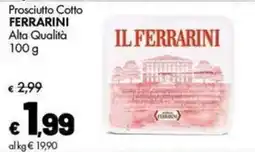 Supermercati Vinci Prosciutto Cotto Ferrarini offerta