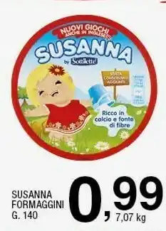 Ok Sigma Sottilette susanna formaggini offerta