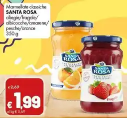Supermercati Vinci Marmellate classiche Santa Rosa offerta