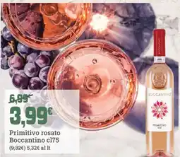 Banco Fresco Primitivo rosato Boccantino offerta