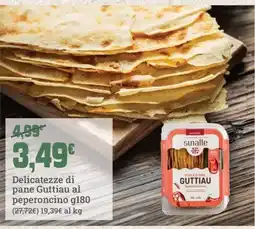 Banco Fresco Delicatezze di pane Guttiau al peperoncino offerta