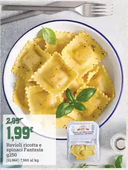 Banco Fresco Ravioli ricotta e spinaci Fantasia offerta