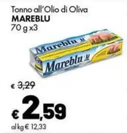 Supermercati Vinci Tonno all’Olio di Oliva Mareblu offerta