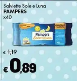 Supermercati Vinci Salviette Sole e Luna Pampers offerta