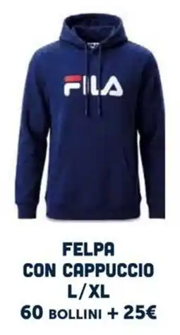Famila FelPA con cappuccio Fila offerta