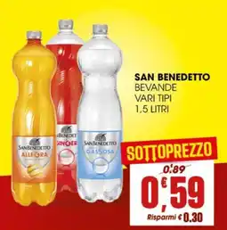 SpesAmica San Benedetto bevande vari tipi offerta