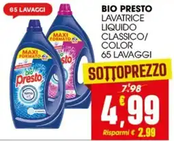SpesAmica Bio Presto lavatrice liquido classico offerta