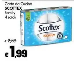 Supermercati Vinci Carta da Cucina Scottex Family offerta