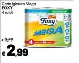 Supermercati Vinci Carta igienica Mega Foxy offerta
