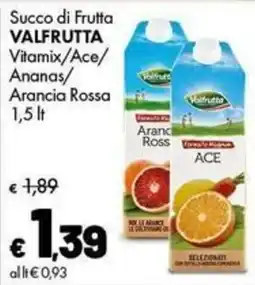 Supermercati Vinci Succo di Frutta Valfrutta offerta