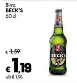 Supermercati Vinci Birra Beck's offerta