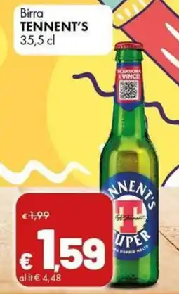 Supermercati Vinci Birra Tennent's offerta