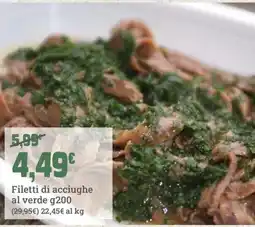Banco Fresco Filetti di acciughe al verde offerta