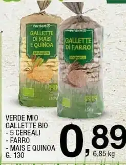 Ok Sigma Gallette bio 5 cereali / farro / mais e quinoa offerta