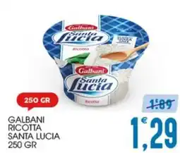 SpesAmica Galbani ricotta Santa Lucia offerta