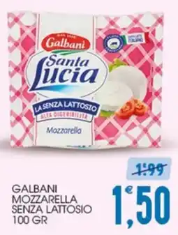 SpesAmica Galbani Mozzarella senza lattosio offerta