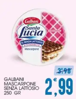 SpesAmica Galbani Mascarpone senza lattosio offerta