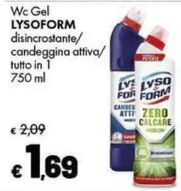 Supermercati Vinci Wc Gel Lysoform offerta