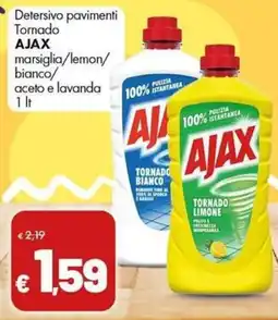 Supermercati Vinci Detersivo pavimenti Tornado AJAX offerta