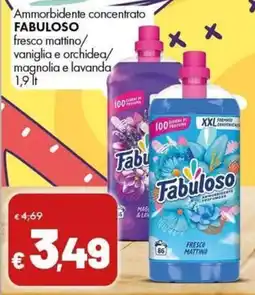 Supermercati Vinci Ammorbidente concentrato Fabuloso Fresco Mattino offerta