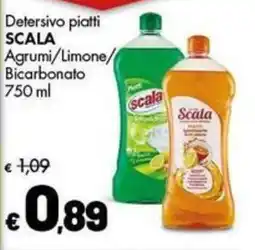 Supermercati Vinci Detersivo piatti Scala Agrumi/Limone/Bicarbonato offerta