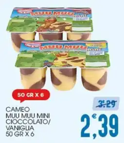 SpesAmica Cameo Muu Muu Mini Cioccolato/Vaniglia offerta