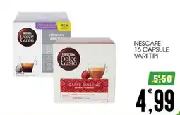 SpesAmica Nescafe Dolce Gusto Caffè Ginseng offerta