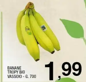 Ok Sigma Banane tropy bio vassoio offerta