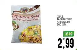 SpesAmica Gias tagliatelle ai funghi offerta