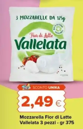 Mozzarella Fior di Latte Vallelata