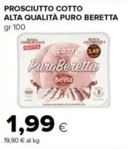 Tigre Amico Prosciutto cotto Puro Beretta offerta