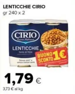 Tigre Amico Lenticchie Cirio offerta