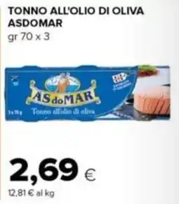 Tigre Amico Tonno all'olio di oliva Asdomar offerta