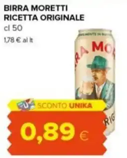 Tigre Amico Birra Moretti Ricetta Originale offerta