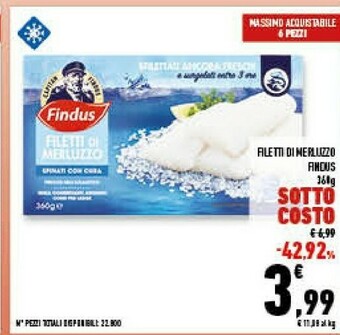 Conad Superstore Filetti di merluzzo offerta