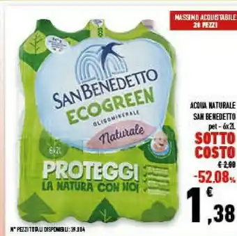 Conad Superstore Acqua naturale offerta