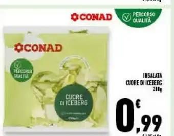 Conad Superstore Conad insalata di iceberg 200 g offerta