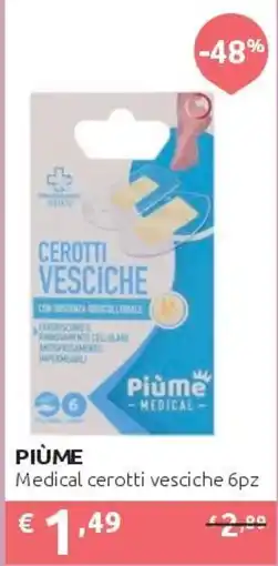 PiùMe Piùme Medical cerotti vesciche offerta
