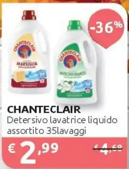 PiùMe Chanteclair Detersivo lavatrice liquido offerta