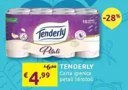 PiùMe Tenderly carta igienica petali offerta