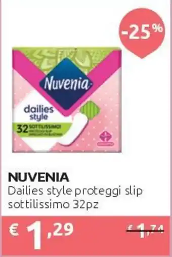 Nuvenia Dailies style proteggi slip sottillissimo