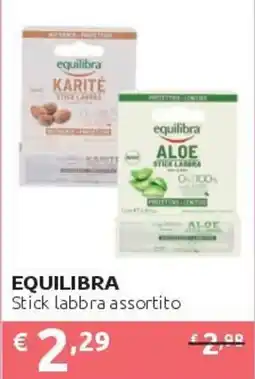 PiùMe Equilibra Stick labbra assortito offerta