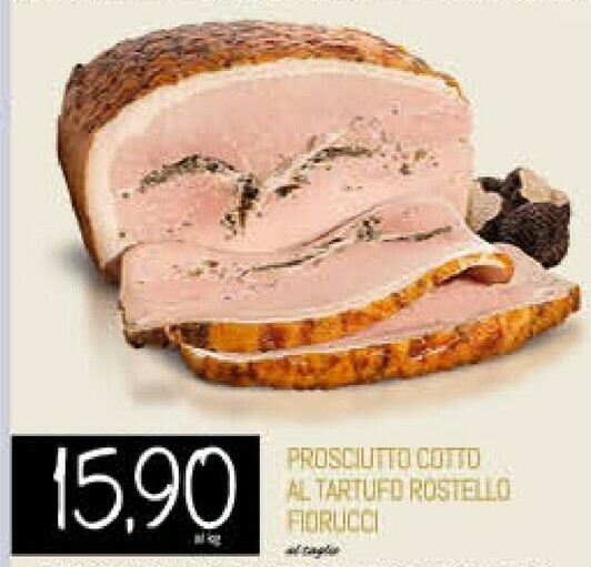 Prosciutto cotto al tartufo rostello offerta di Conad Superstore