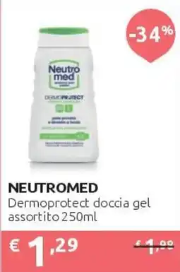 PiùMe Neutromed Dermoprotect doccia gel offerta