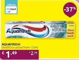 PiùMe Aquafresh dentifricio active fresh offerta