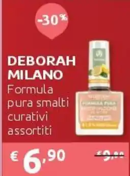 PiùMe Deborah milano formula pura smalti curativi assortiti offerta