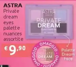 PiùMe Astra Private dream eyes palette offerta