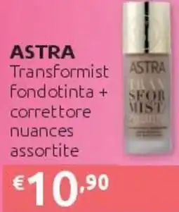PiùMe Astra Transformist fondotinta + correttore offerta
