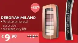 PiùMe Deborah Milano Palette ombretti assortite offerta