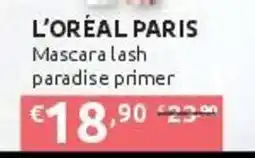 PiùMe L'Oréal Paris Mascara lash paradise primer offerta